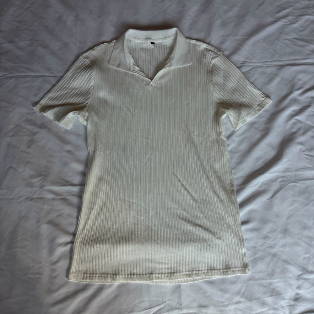 Men's White Polo Shirt